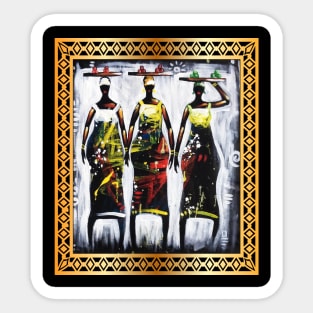 African Women, African artwork, Black History Sticker